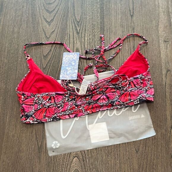 NWT Toluca Amina Bikini Top Waist Wrap Triangle Papillon Size M/L - Picture 6 of 7